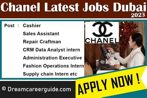 chanel careers dubai|chanel hiring near me.